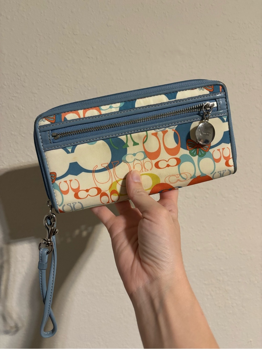 Coach Optic Signature Butterfly logo Wallet